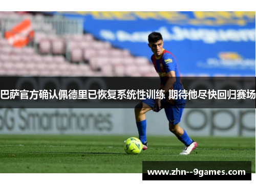 巴萨官方确认佩德里已恢复系统性训练 期待他尽快回归赛场 巴萨官方确认佩德里已恢复系统性训练 期待他尽快回归赛场